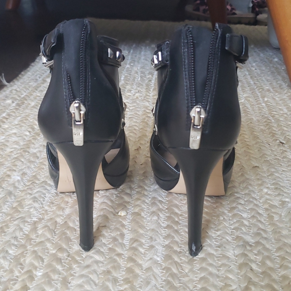 Marc Fisher Comfy Open Toe Booties - image 3